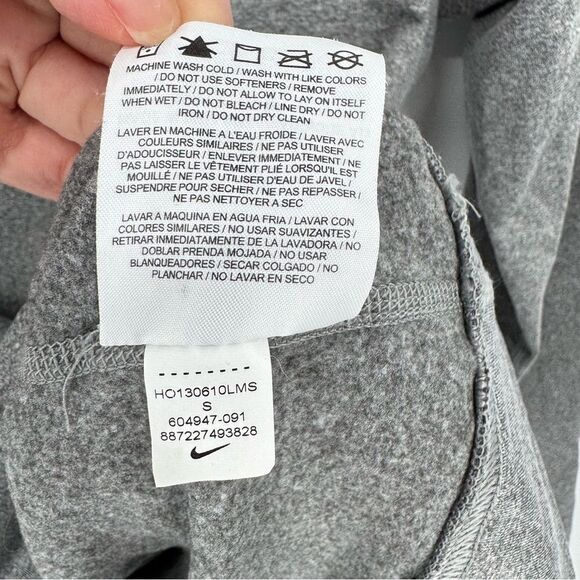Nike Pro Hyperwarm Dri-fit Funnel Neck Training Pullover Gray Small - Picture 7 of 7